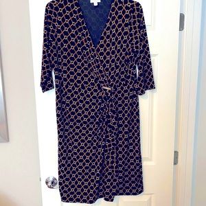 Beautiful Charter Club wrap dress size 1X